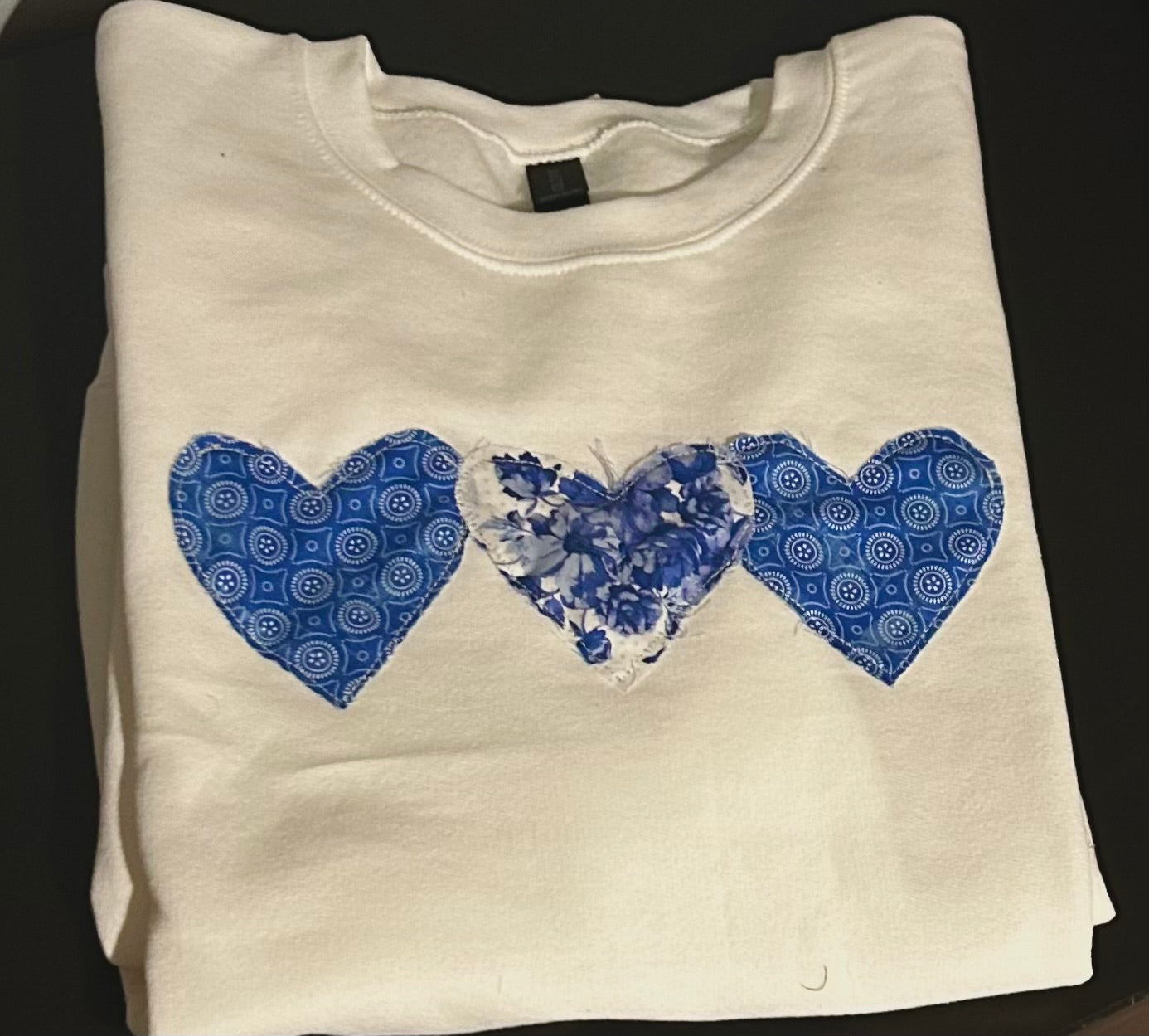 Blue Heart Sweatshirts